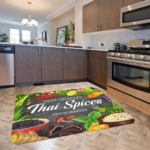 سجادة مطبخ رسومات توابل