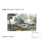 دواسة حمام مطبوعة