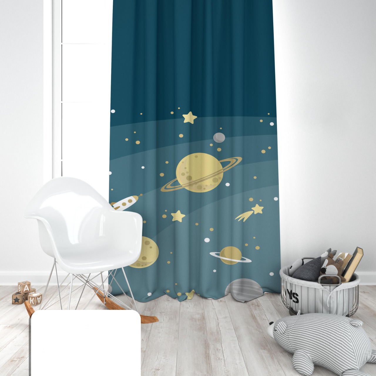space kids curtains