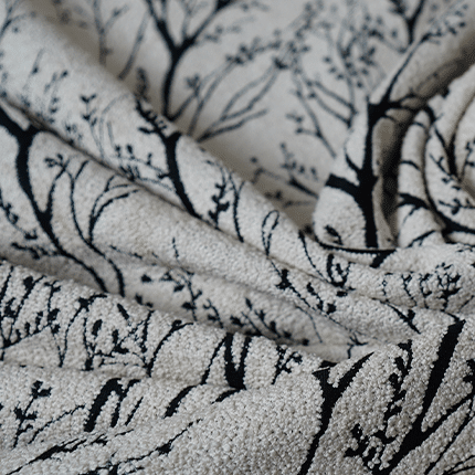 قماش تنجيد منقوش خامة بوكليه موديل كوستاريكا