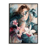 Tableau Girl With Flower