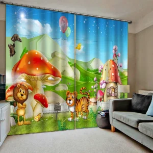 3D Kids Curtains