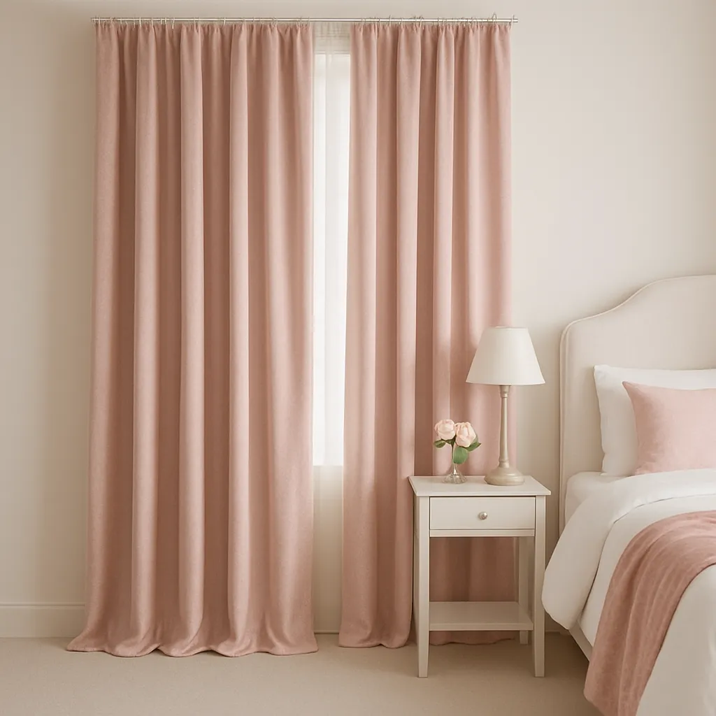 Blush Velvet Curtains
