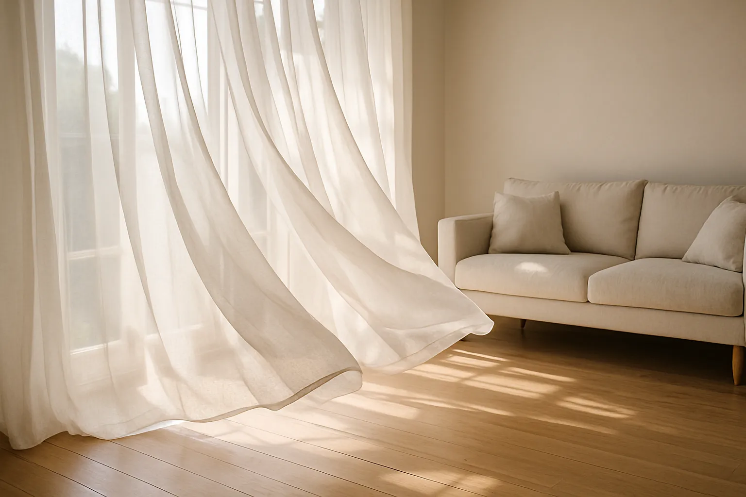 linen curtains