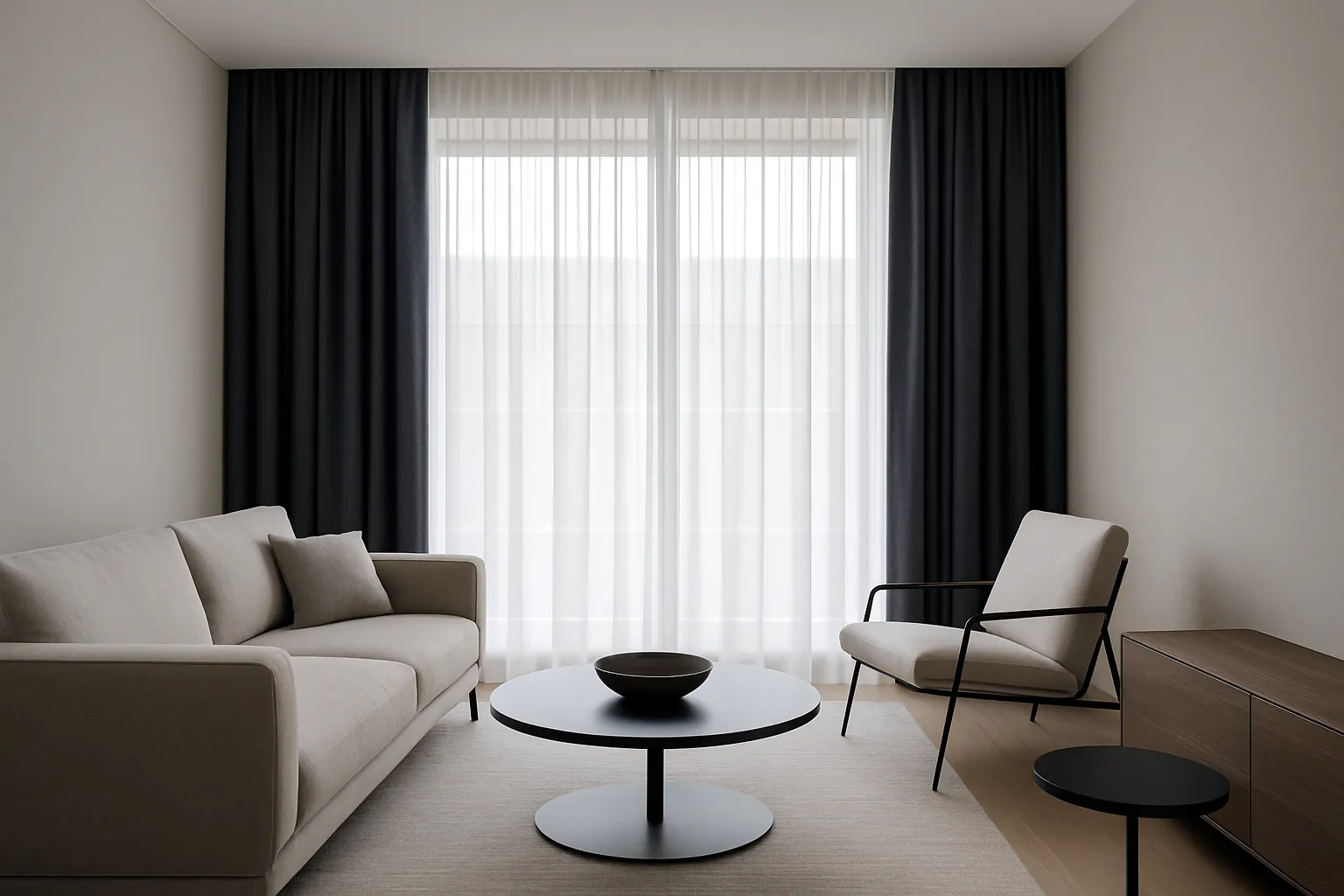 ستائر طبقة واحدة