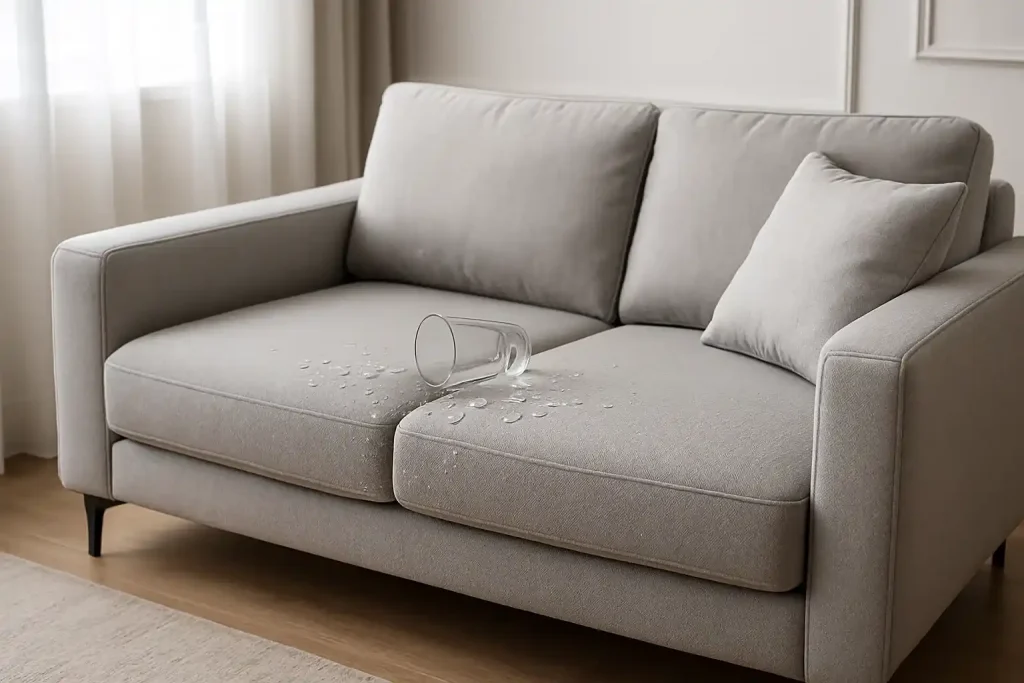 قماش وتر بروف للكنب مع الخواجة