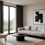 ستائر مودرن رصاصي