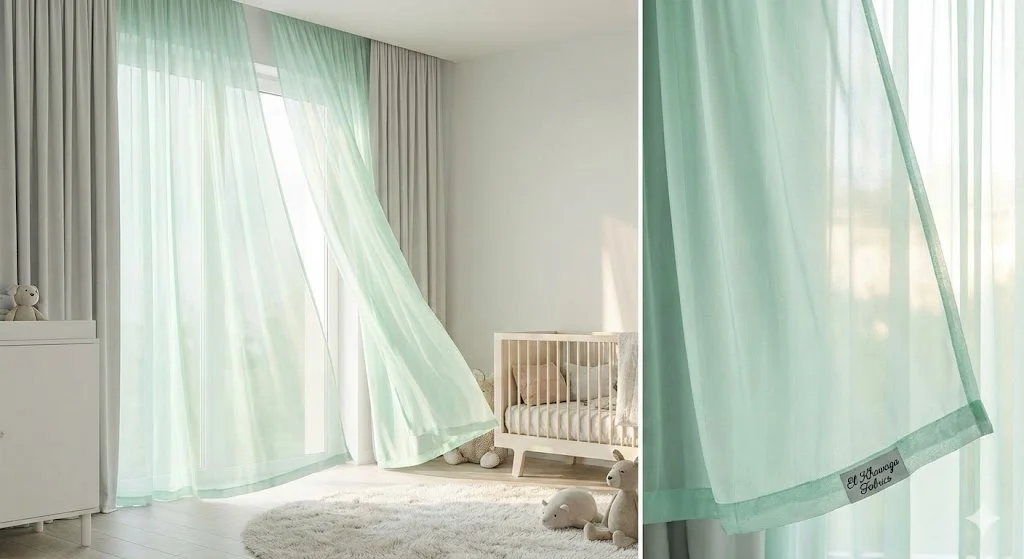 ستائر اطفال مودرن شيفون 2026